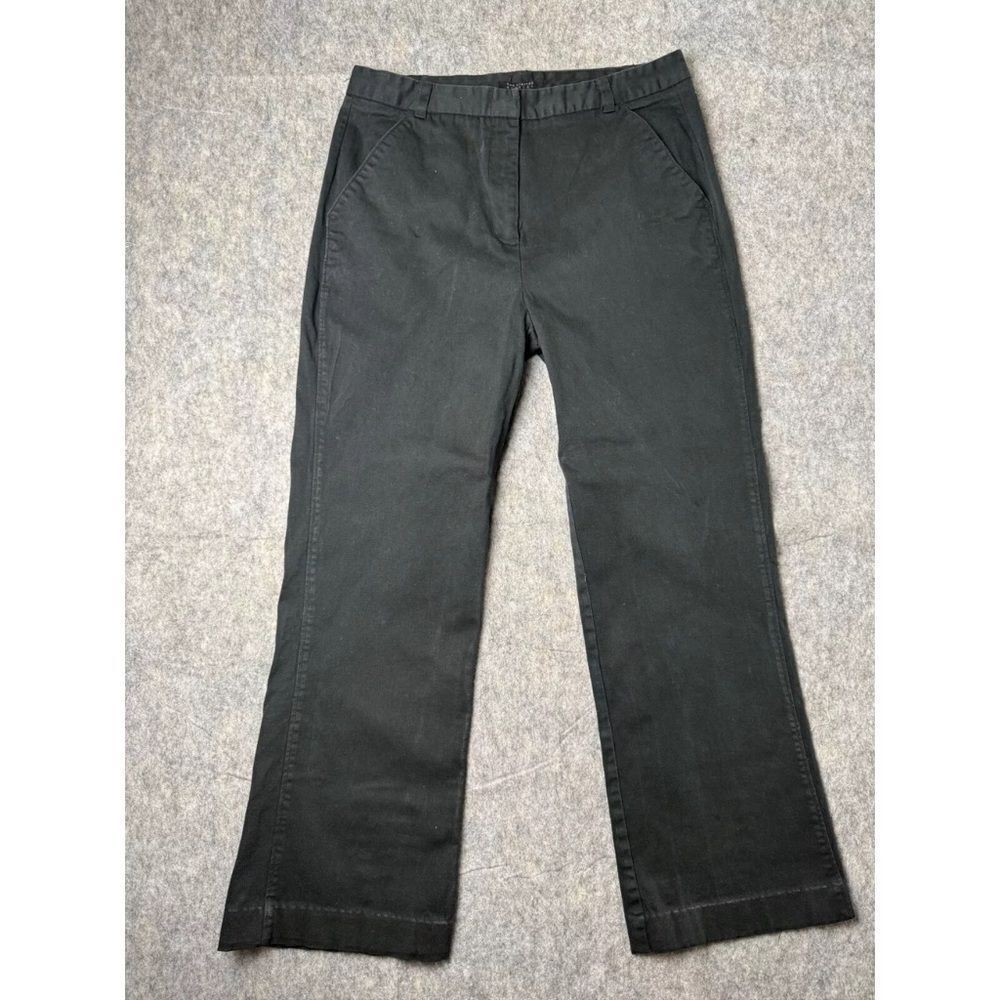 The Limited Stretch Chino Pants Womens Size 14 Gray Cotton Stretch Slash Pockets